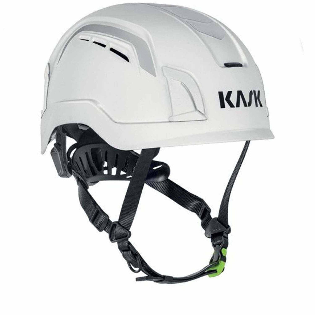 KASK WHE00137-201 ZENITH X2 MAX AIR HI VIZ Type II Safety Helmet, White, ANSI Z89.1 Class C