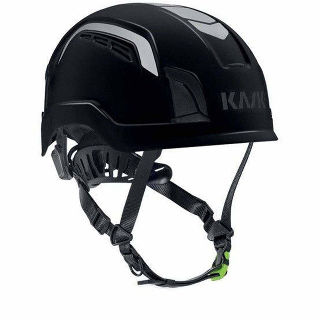 KASK WHE00137-210 ZENITH X2 MAX AIR HI VIZ Type II Safety Helmet, Large Fit Range, Ventilated, Black