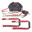 KStrong UFA40010 Adjustable Horizontal Lifeline System, 100' 4-Person Kit