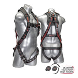 KStrong UFH15201GQ L-XL Kapture Elite Plus 5 Point Full Body Harness with Enhanced Dorsal D Ring - 2