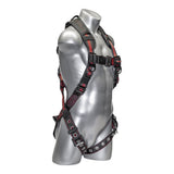 KStrong UFH15201GQ(XL-2XL) Kapture Elite Plus 5 Point Full Body Harness with Dorsal D Ring ANSI - 4