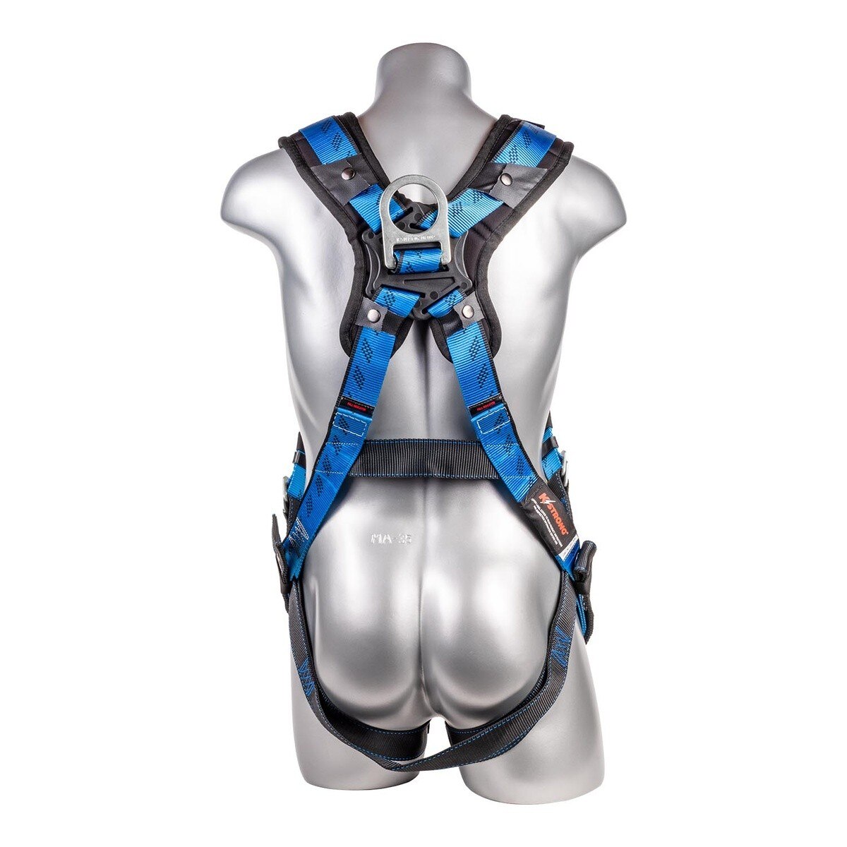 KStrong UFH16201GP(XL-2X) 5-Point ANSI Full Body Harness with Removable Back Shoulder Pad - 3