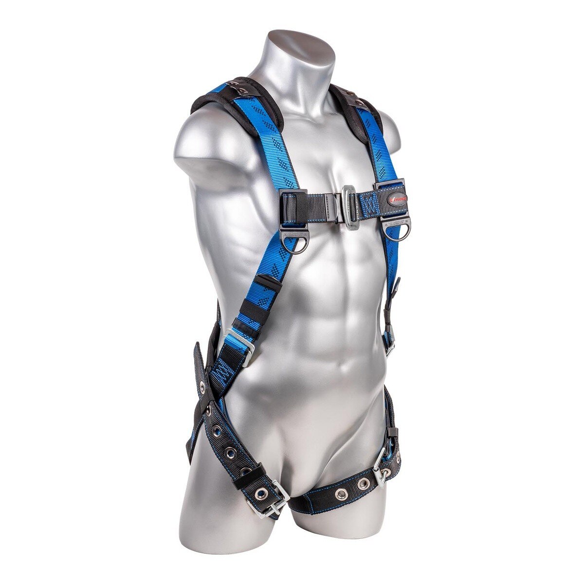 KStrong UFH16201GP(XL-2X) 5-Point ANSI Full Body Harness with Removable Back Shoulder Pad - 4