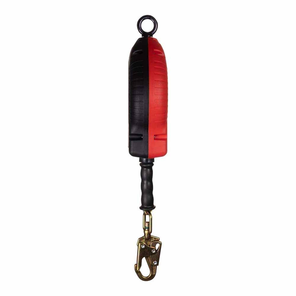 KStrong UFS310050 50 ft Galvanized Steel Cable SRL with Snap Hook, Carabiner, Tagline - 3