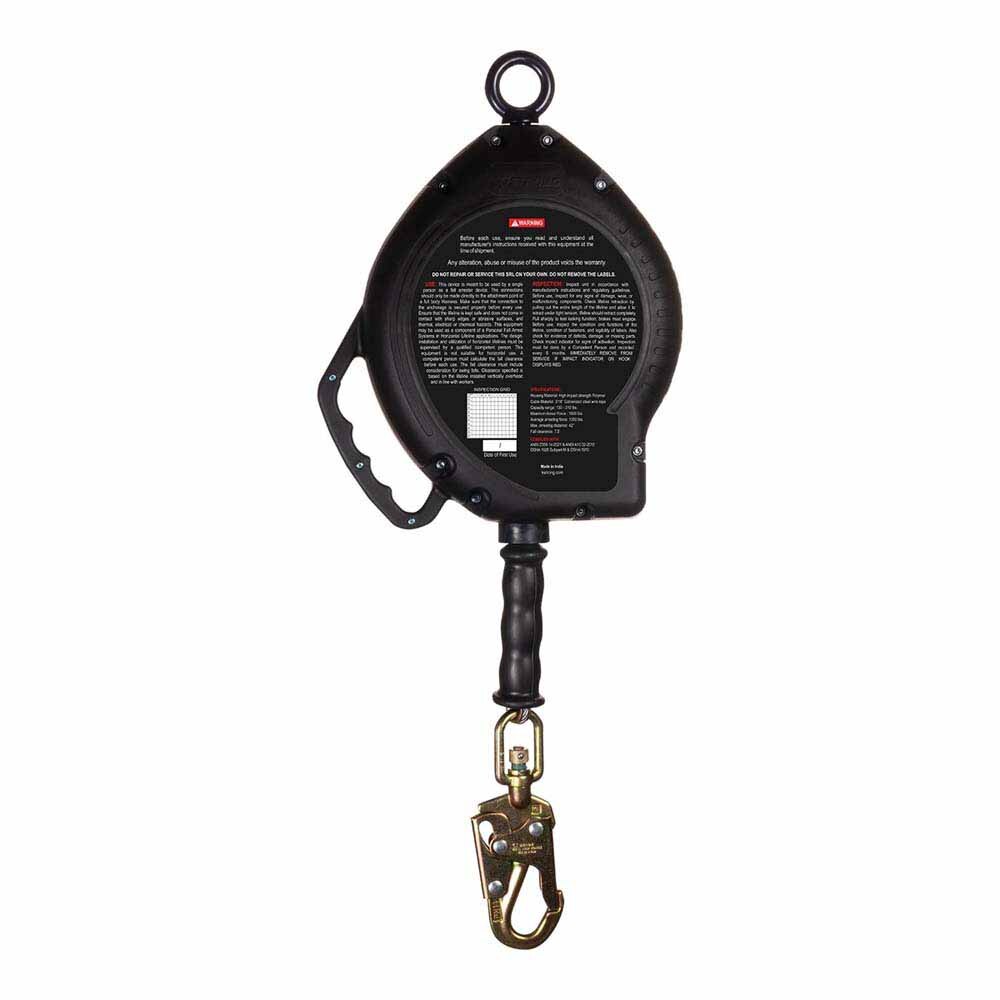 KStrong UFS310050(SS) 50 ft Stainless Steel Cable SRL with Carabiner & Tagline - 4