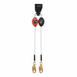 KStrong UFS310206LD Dual 8.5 ft Cable SRL with Swivel Snap Hooks for Leading Edge - 2