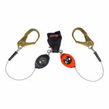 KStrong UFS314006L 8.5 ft Dual Cable SRL with Rebar Hook and Shock Pack ANSI - 2