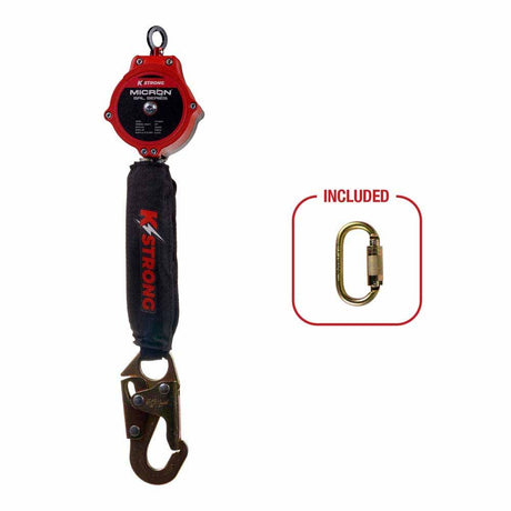KStrong UFS350002 6 ft. Micron SRL with Snap Hook and Carabiner (ANSI)