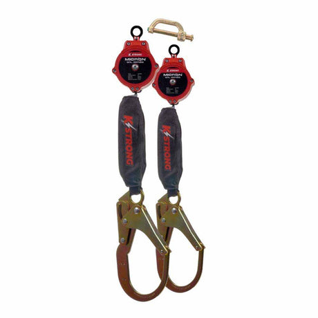KStrong UFS354002D Dual 6 ft. Micron SRL with Rebar Hooks, Dorsal Connector, ANSI