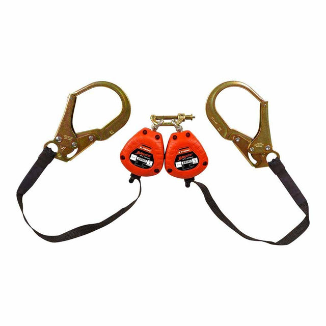 KStrong UFS359206D Dual 9 ft. SRL Hi-Abrasion Webbing Rebar Hooks ANSI