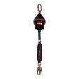 KStrong UFS480020L 20 ft Aluminum Housing Cable SRL, Swivel Snap Hook, Carabiner, Tagline, LE Rated