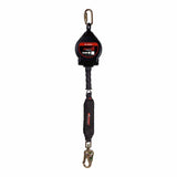 KStrong UFS480020L 20 ft Aluminum Housing Cable SRL, Swivel Snap Hook, Carabiner, Tagline, LE Rated