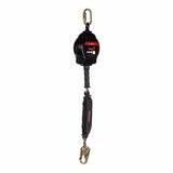 KStrong UFS480020L 20 ft Aluminum Housing Cable SRL, Swivel Snap Hook, Carabiner, Tagline, LE Rated - 2