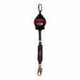KStrong UFS480025L 25 ft Aluminum Cable SRL, Swivel Snap Hook, Carabiner, LE Rated