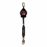 KStrong UFS480025L 25 ft Aluminum Cable SRL, Swivel Snap Hook, Carabiner, LE Rated