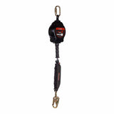 KStrong UFS480025L 25 ft Aluminum Cable SRL, Swivel Snap Hook, Carabiner, LE Rated - 2