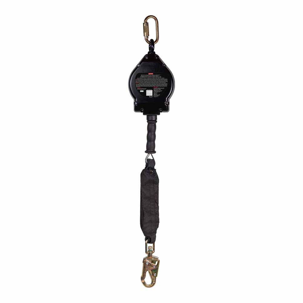 KStrong UFS480025L 25 ft Aluminum Cable SRL, Swivel Snap Hook, Carabiner, LE Rated - 4