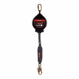 KStrong UFS480050L 50 ft Aluminum Housing Cable SRL, Swivel Snap Hook, Carabiner, Tagline, LE Rated
