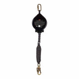 KStrong UFS480050L 50 ft Aluminum Housing Cable SRL, Swivel Snap Hook, Carabiner, Tagline, LE Rated - 2