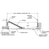 Karp 20FR 20" x 20" Fire Rated Access Door for Walls - 2