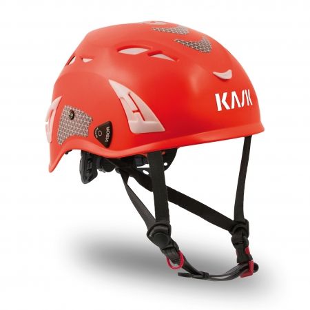 Kask WHE00037.223 Superplasma HD Hi-Viz Hard Hat Helmet - Fluorescent Red