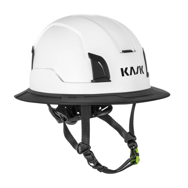 Kask WHE00146-216 Zenith X2 Full Brim Class E HT-LT Hard Hat Helmet White Black