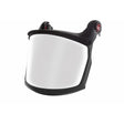 Kask WKI00010-500 Zen FF Clear Polycarbonate Visor Kit with Brim 190 mm 7.4" Length