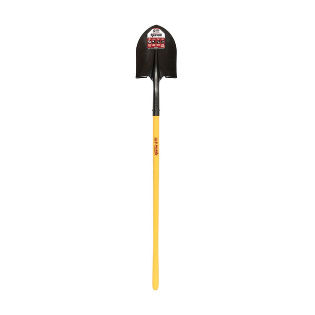 Kenyon 49640 16 Gauge #2 Round Point Shovel with 9.5" x 11.5" Head and 48" Polymer Handle
