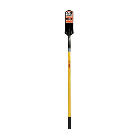 Kenyon 89084 4" Trenching Clean Out Shovel with 48" Fiberglass Handle 14 Gauge