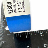 Keson FTB Blue Flagging Tape 1-3/16 in. x 300 ft (1 Roll) - 2