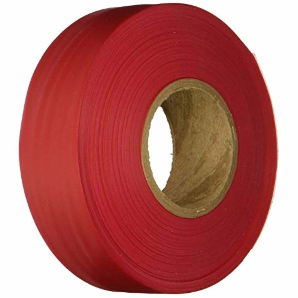 Keson FTR Red Flagging Tape, 1-3/16 Inch Width, 300 ft Length (1 Roll)