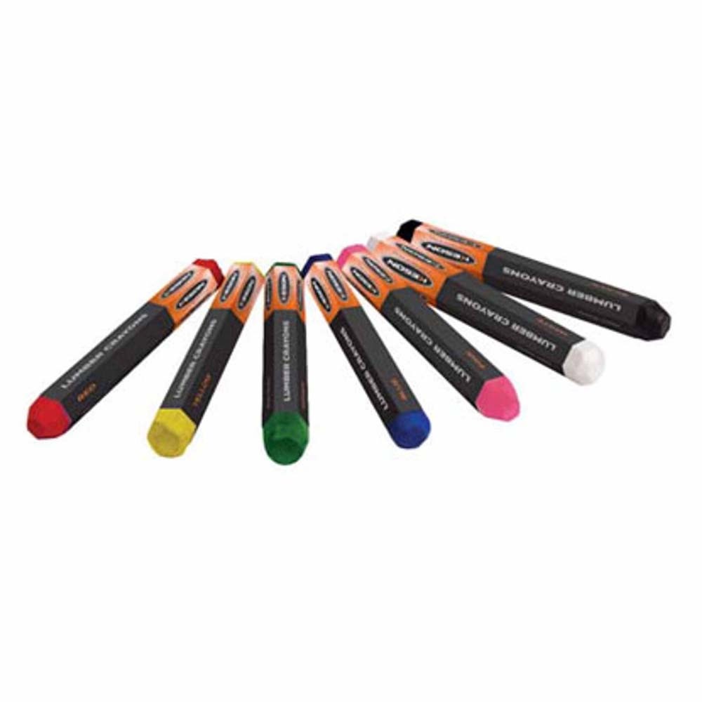 Keson LCBLACK Black Hard Lumber Crayon