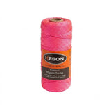 Keson PB250 Pink Braided Nylon Mason Twine 18 x 250'