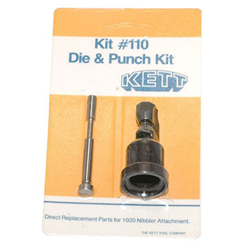 Kett 110 18 Gauge Punch and Die Kit for 1020