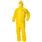 Kimberly Clark 685 A70 Chemical Spray Protection Coveralls, Yellow, 2XL