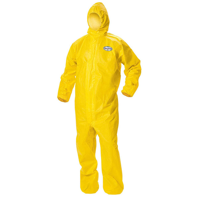 Kimberly Clark 685 A70 Chemical Spray Protection Coveralls, Yellow, 2XL