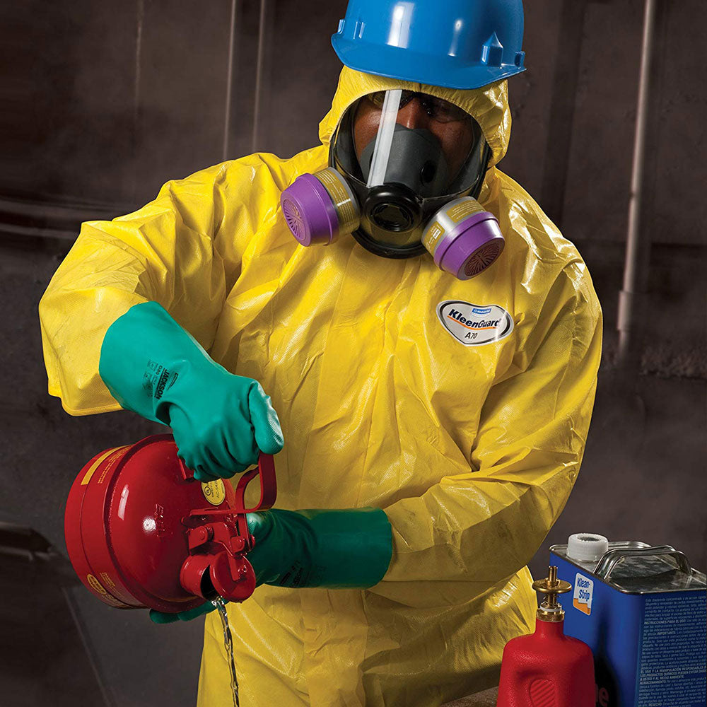 Kimberly Clark 685 A70 Chemical Spray Protection Coveralls, Yellow, 2XL - 3