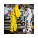 Kimberly Clark 09814KC2 A70 Chemical Splash Protection Coverall with Hood Yellow XL - 5