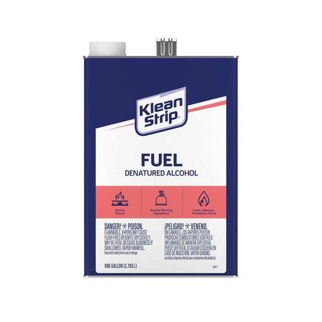 Klean-Strip QSL26 Denatured Alcohol Fuel and Cleaner 32 fl oz (1 Quart)