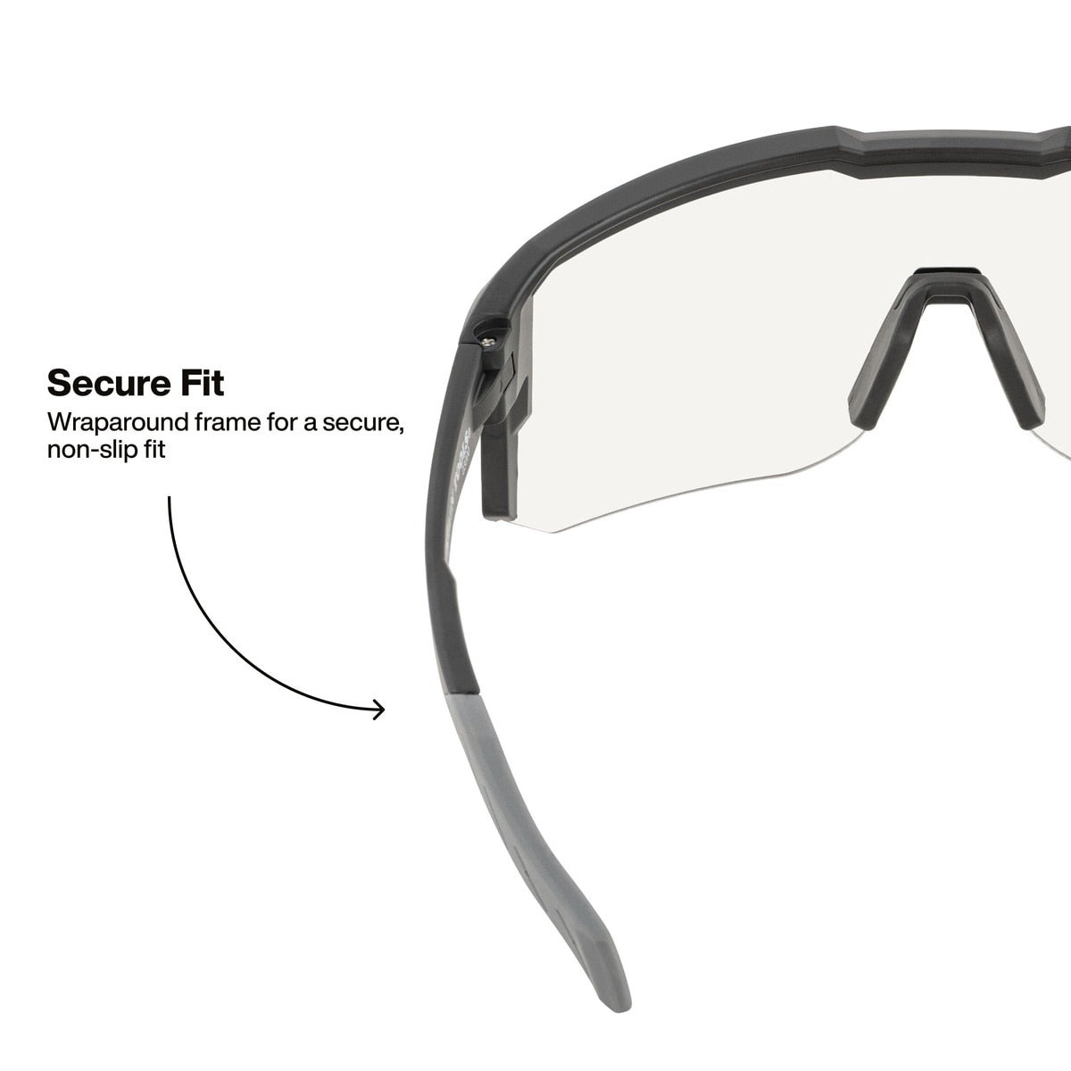 Klein 03000 Blade Clear Lens Safety Glasses with Anti-Fog Scratch-Resistant Lens (1 Pack) - 3