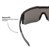 Klein 03001 Blade Safety Glasses with Shaded Gray Lens Anti Fog Scratch Resistant UV Protection (1 Pack) - 3