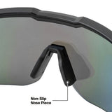 Klein 03002 Polarized Blade Safety Glasses with Blue Mirrored Lens and Anti-Fog Scratch Resistant Coating (1 Pair) - 3