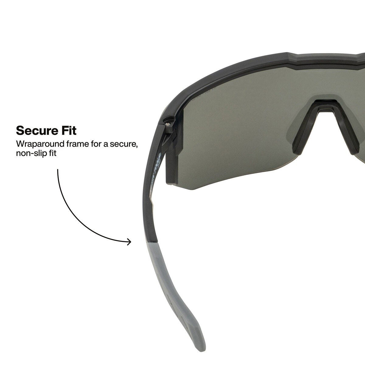 Klein 03003 Polarized Blade Safety Glasses with Silver Mirror Lens (1 Pack) - 3