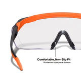 Klein 03006 Over-The-Glasses Safety Glasses with Clear Anti-Fog Scratch-Resistant Lens (1 Pack) - 3