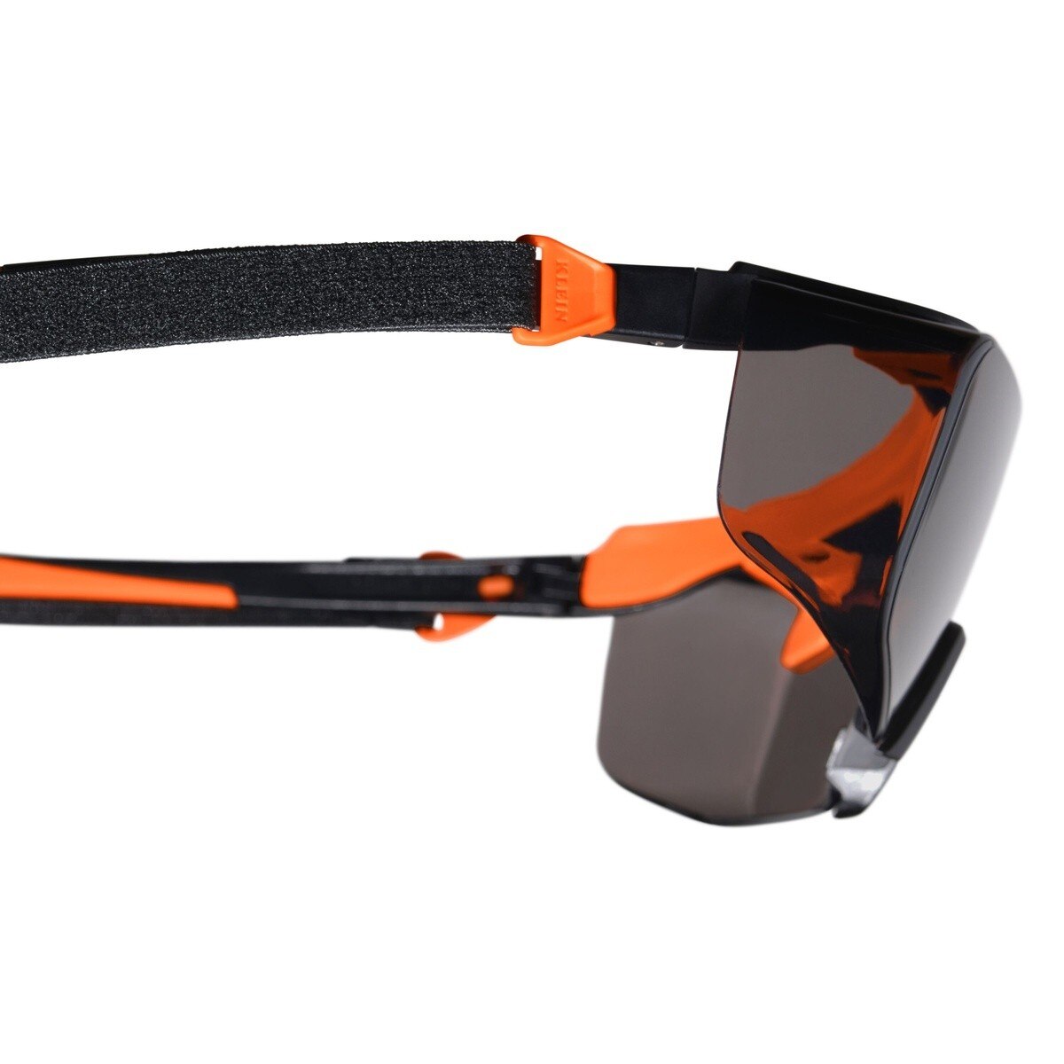 Klein 03007 OTG Safety Glasses Shaded Gray Anti-Fog Scratch Resistant Lens (1 Pack) - 6