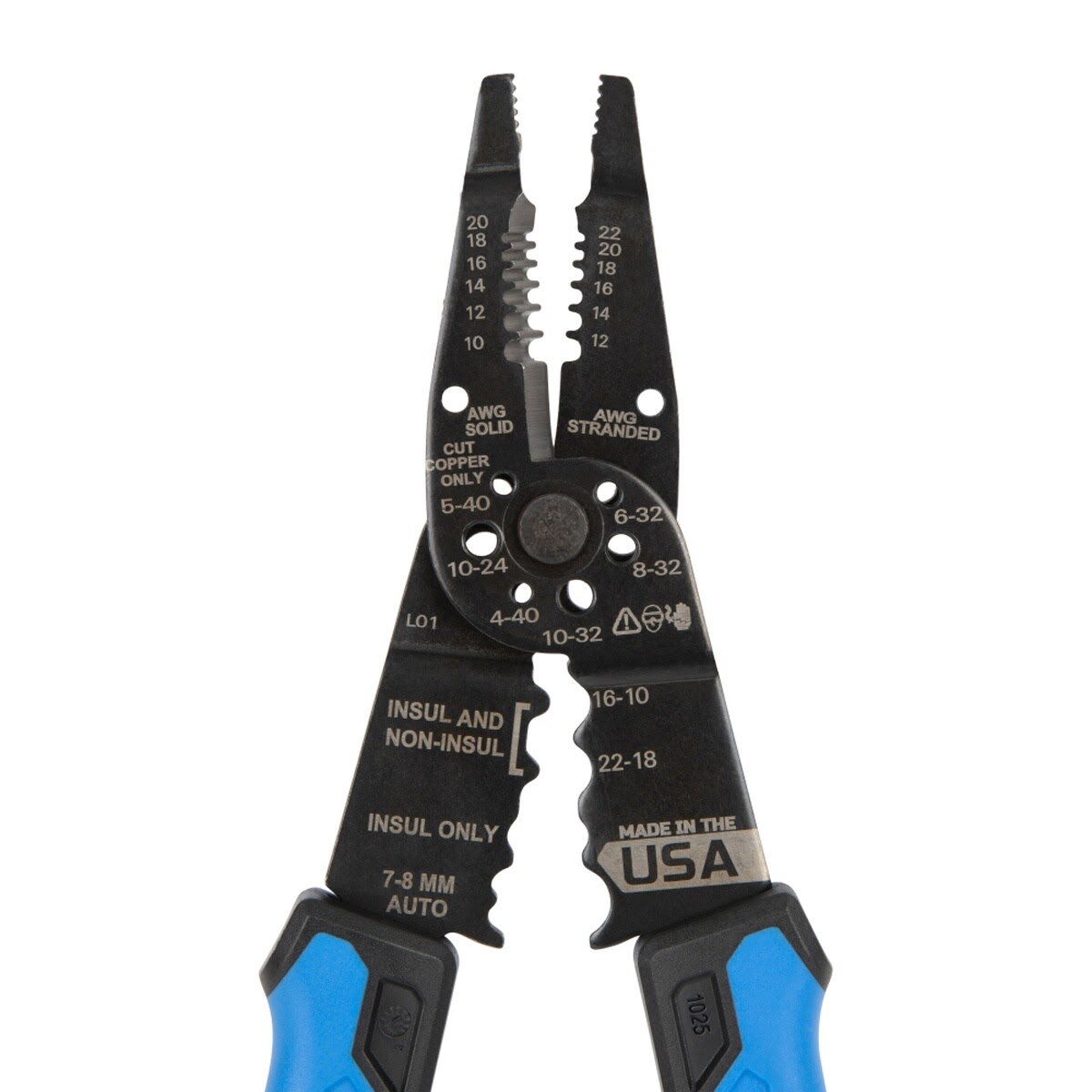 Klein 1025 Long Nose Multi-Purpose Wire Stripper and Crimper (Each) - 3