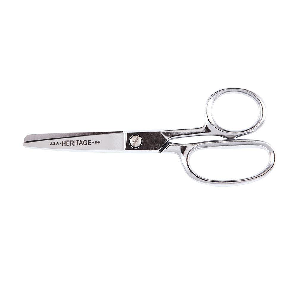 Klein 106F Straight Trimmer, Fully Rounded Tips, 6"