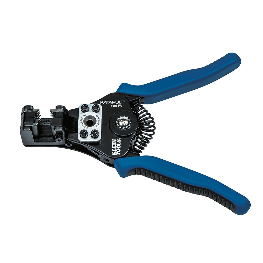Klein Tools 11063W Katapult Solid and Stranded Wire Stripper/Cutter ...