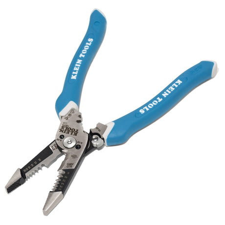 Klein 12075 Slim Forged Wire Stripper Cutter Straight Handle 8-18 AWG Solid 10-20 AWG Stranded