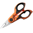 Klein 2100FO Compact Cable Stripping Electrician Scissors, 6-Inch